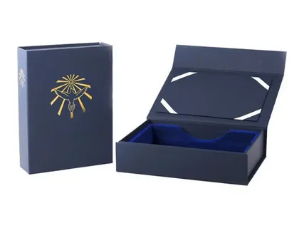 Custom rigid box with a printed logo