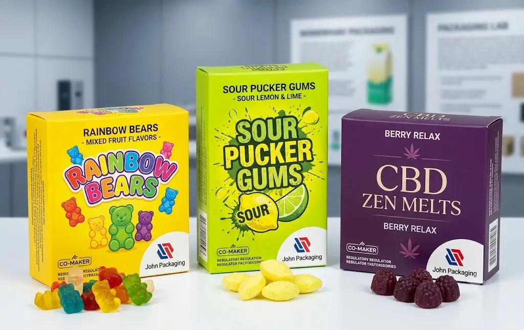 Buy Gummies boxes by John Packaging