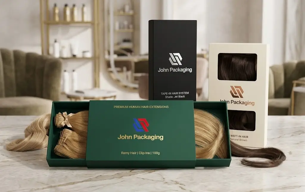 Custom Hair Extension boxes by John Packaging