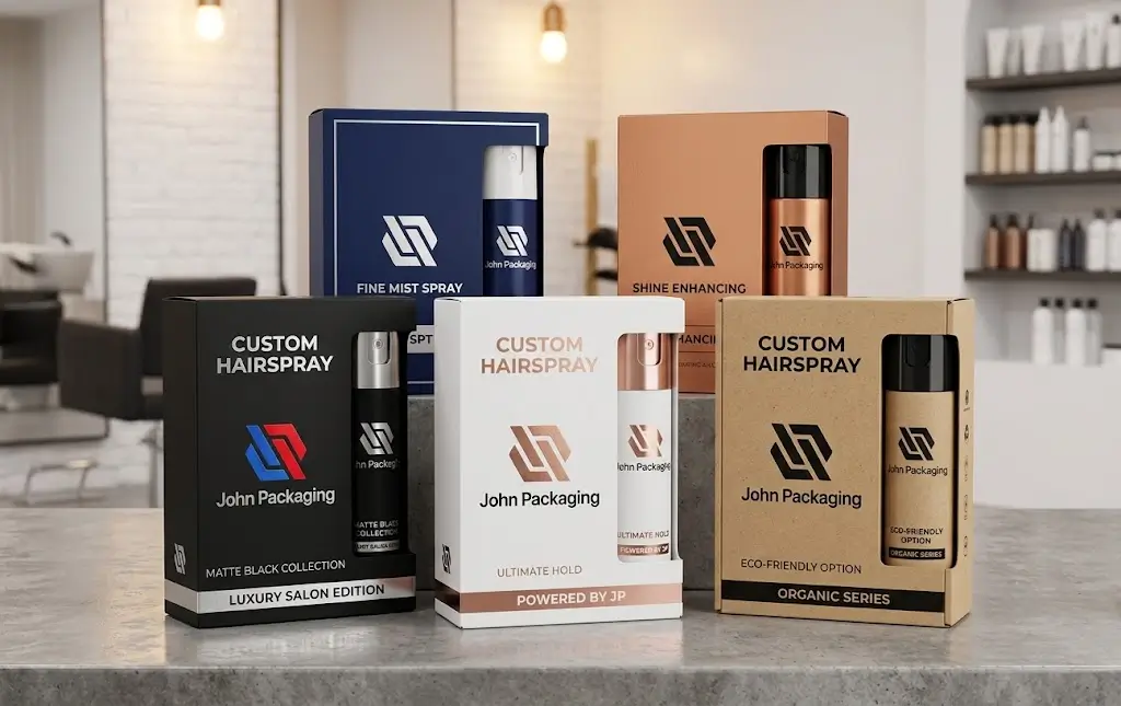 Custom Hairspray Boxes by John Packaging