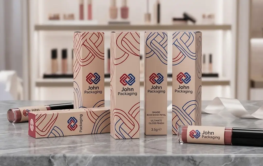 Printed Lip Glos Boxes by John Packaging