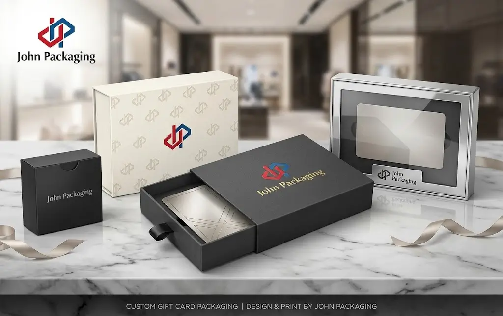 Wholesale Gift Card boxes in Custom Size by John Packaging