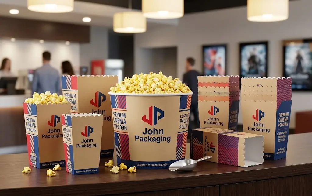 custom Popcorn packaging by John Packaging